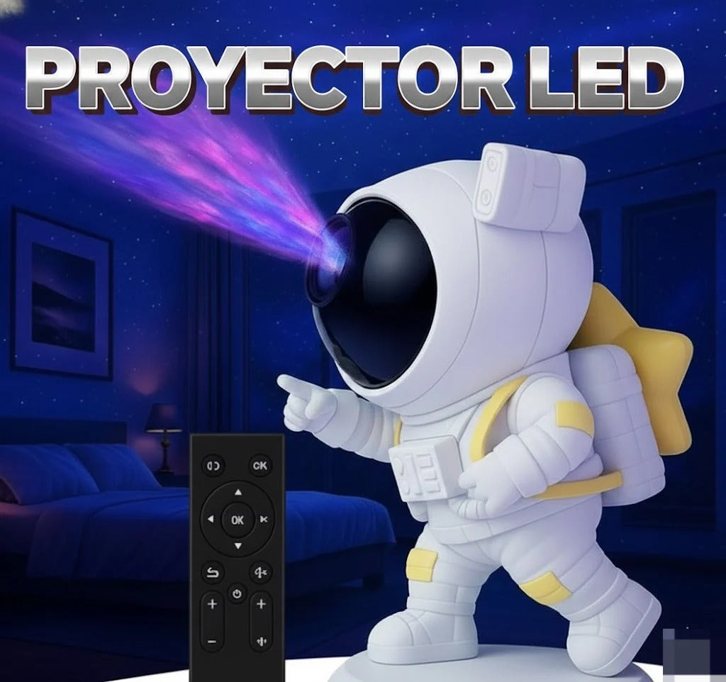Astronauta Proyector de Estrellas l Luz de Galaxia
