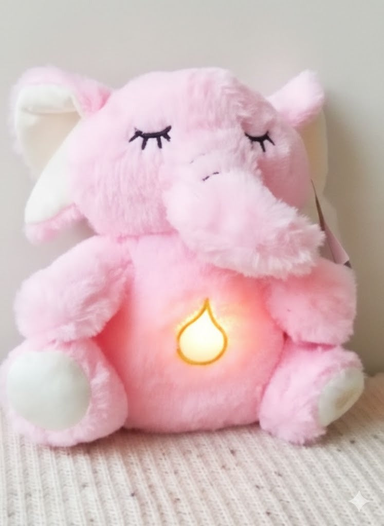 Peluche Elefante que Respira con Sonido - Alivia la Ansiedad