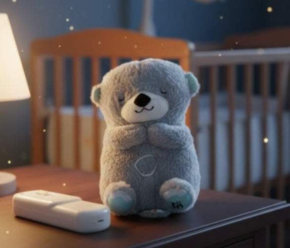 Nutrias que Respiran con Control Remoto - Peluche Relajante Musical