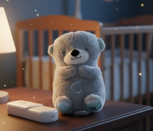 Nutrias que Respiran con Control Remoto - Peluche Relajante Musical