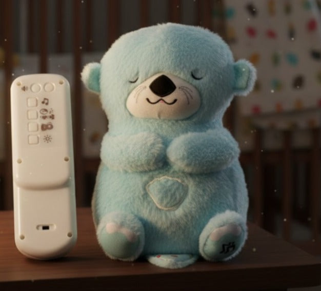 Nutrias que Respiran con Control Remoto - Peluche Relajante Musical