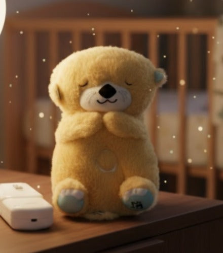 Nutrias que Respiran con Control Remoto - Peluche Relajante Musical